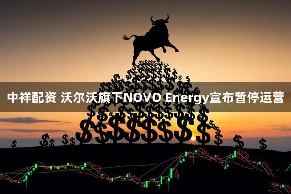 中祥配资 沃尔沃旗下NOVO Energy宣布暂停运营
