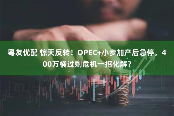 粤友优配 惊天反转！OPEC+小步加产后急停，400万桶过剩危机一招化解？